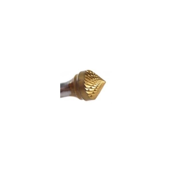 Champion Cutting Tool Cone Shaped Carbide Bur for Machining of Acute Angle Areas / Countersinking, 1in Cut Dia, 1/2in LOC CHA SK9 - main